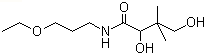 结构式 CAS# 667-84-5, DL-泛醇乙醚; (R)-(+)-2,4-二羟基-N-(3-乙氧基丙基)-3,3-二甲基丁酰胺