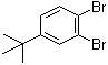 结构式 CAS# 6683-75-6, 1,2-二溴-4-叔丁基苯