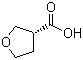 结构式 CAS# 66838-42-4, (R)-四氢-3-呋喃甲酸