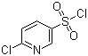 2-Chloropyridine-5-sulfonyl chloride molecular structure (CAS 6684-39-5)