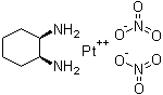 (R,R-1,2-Diaminocyclohexane)dinitratoplatinum molecular structure (CAS 66900-68-3)