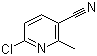 6-氯-2-甲基-3-氰基吡啶分子结构 (CAS 66909-36-2)