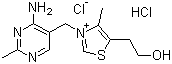 盐酸硫胺分子结构 (CAS 67-03-8)