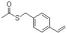 Ethanethioic acid S-[(4-ethenylphenyl)methyl] ester molecular structure (CAS 67030-86-8)