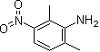 structure of CAS# 67083-28-7, 2,6-Dimethyl-3-nitroaniline;3-Nitro-2,6-dimethylaniline; 3-Nitro-2,6-xylidine; NSC 44282
