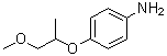 结构式 CAS# 67191-18-8, 4-(2-甲氧基-1-甲基乙氧基)苯胺