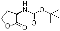 structure of CAS# 67198-86-1, (R)-tert-Butyl 2-oxotetrahydrofuran-3-ylcarbamate;Boc-D-homoserine lactone