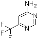 4-氨基-6-三氟甲基嘧啶分子结构 (CAS 672-41-3)