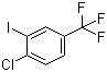 4-Chloro-3-iodobenzotrifluoride molecular structure (CAS 672-57-1)