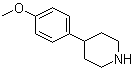 结构式 CAS# 67259-62-5, 4-(4-甲氧基苯基)哌啶
