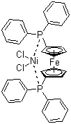 structure of CAS# 67292-34-6, [1,1'-Bis(diphenylphosphino)ferrocene]dichloronickel(II)