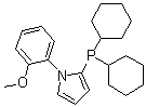 结构式 CAS# 672937-63-2, 1-(2-甲氧基苯基)-2-(二环己基膦基)吡咯