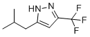 3-Isobutyl-5-(trifluoromethyl)-1H-pyrazole molecular structure (CAS 67294-34-2)