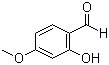 2-羟基-4-甲氧基苯甲醛分子结构 (CAS 673-22-3)