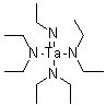 乙基亚胺三(二乙基氨基)钽分子结构 (CAS 67313-80-8)