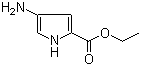 结构式 CAS# 67318-12-1, 4-氨基-1H-吡咯-2-羧酸乙酯