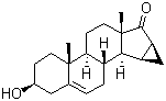(3b,15a,16a)-15,16-二氢-3-羟基-3'H-环丙[15,16]雄甾-5,15-二烯-17-酮分子结构 (CAS 67372-65-0)