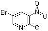 5-Bromo-2-chloro-3-nitropyridine molecular structure (CAS 67443-38-3)