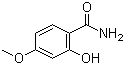 structure of CAS# 6745-77-3, 4-Methoxysalicylamide;2-Hydroxy-4-methoxybenzamide