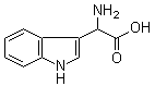 structure of CAS# 6747-15-5, alpha-Amino-1H-indole-3-acetic acid