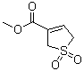 结构式 CAS# 67488-50-0, 2,5-二氢-3-噻吩羧酸甲酯 1,1-二氧化物