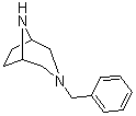 structure of CAS# 67571-90-8, 3-Benzyl-3,8-diazabicyclo[3.2.1]octane;3-(Phenylmethyl)-3,8-diazabicyclo[3.2.1]octane
