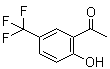 structure of CAS# 67589-15-5, 2'-Hydroxy-5'-trifluoromethylacetophenone;2-Acetyl-4-(trifluoromethyl)phenol; 2-Hydroxy-5-(trifluoromethyl)acetophenone