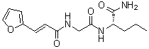 N-[3-(2-Furanyl)-1-oxo-2-propen-1-yl]glycyl-L-norvalinamide molecular structure (CAS 67607-50-5)