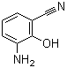 structure of CAS# 67608-57-5, 3-Amino-2-hydroxybenzonitrile;(3-Cyano-2-hydroxyphenyl)amine; 2-Amino-6-cyanophenol