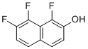 1,7,8-三氟萘-2-醇分子结构 (CAS 676545-61-2)