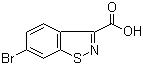 6-Bromo-1,2-benzisothiazole-3-carboxylic acid molecular structure (CAS 677304-75-5)