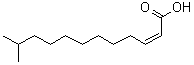cis-11-Methyl-2-dodecenoic acid molecular structure (CAS 677354-23-3)