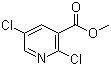 structure of CAS# 67754-03-4, Methyl 2,5-dichloronicotinate;Methyl 2,5-dichloropyridine-3-carboxylate