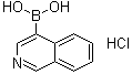结构式 CAS# 677702-23-7, 异喹啉-4-基硼酸盐酸盐