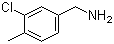 3-Chloro-4-methylbenzylamine molecular structure (CAS 67952-93-6)