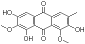 Aurantio-obtusin molecular structure (CAS 67979-25-3)