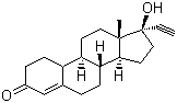 Norethindrone molecular structure (CAS 68-22-4)