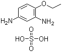 structure of CAS# 68015-98-5, 2,4-Diaminophenetole sulfate;4-Ethoxy-1,3-benzenediamine sulfate; 4-Ethoxy-m-phenylenediamine sulfate (1:1)