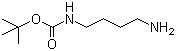 N-叔丁氧羰基-1,4-丁二胺分子结构 (CAS 68076-36-8)