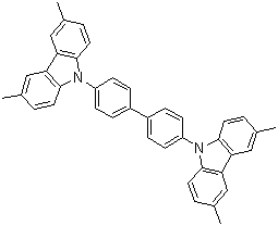 4,4'-Bis(3,6-dimethylcarbazol-9-yl)biphenyl molecular structure (CAS 681230-30-8)