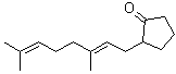 2-(3,7-Dimethyl-2,6-octadien-1-yl)cyclopentanone molecular structure (CAS 68133-79-9)