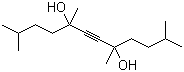 structure of CAS# 68227-33-8, 2,5,8,11-Tetramethyl-6-dodecyne-5,8-diol