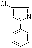 4-Chloro-1-phenylpyrazole molecular structure (CAS 6831-92-1)