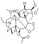 Deltaline molecular structure (CAS 6836-11-9)