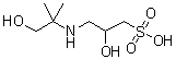 structure of CAS# 68399-79-1, 3-[(1,1-Dimethyl-2-hydroxyethyl)amino]-2-hydroxypropanesulfonic acid;AMPSO; NSC 378146