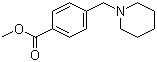 Methyl 4-(1-piperidinylmethyl)benzoate molecular structure (CAS 68453-37-2)