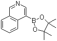 结构式 CAS# 685103-98-4, 4-异喹啉硼酸频哪醇酯