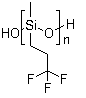 羟基封端的聚(甲基 3,3,3-三氟丙基)硅氧烷分子结构 (CAS 68607-77-2)