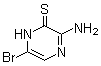 3-Amino-6-bromo-2(1H)-pyrazinethione molecular structure (CAS 6863-75-8)