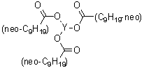 Yttrium neodecanoate molecular structure (CAS 68683-17-0)